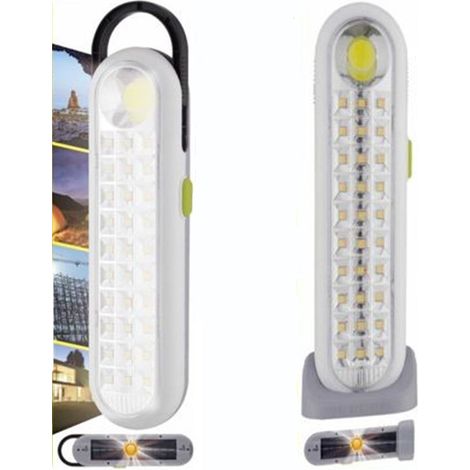 Andowl - Luce Di Emergenza Solare 30 Luci Led Smd Ad Alta Luminosità Ricaricabile Portatile Q-d30 - (1/3)