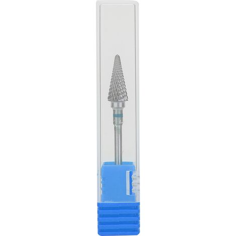 Foret tungstène pour manucure pédicure électrique, tête de meulage fraise bleue, accessoire onglerie professionnel (1/5)