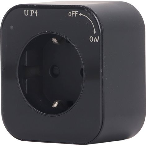 Stromschienensteckdose 16A EU-Schnittstelle, quadratische Aufputz-Verlängerungsschienensteckdose mit Kontrollleuchte, 250 V AC (1/5)