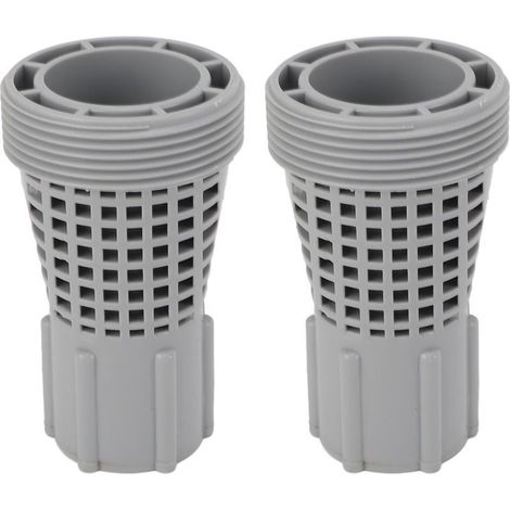 2 pièces Adaptateur de tuyau de raccordement, kit d'adaptateurs de conversion de tuyau, 4k8001 Adaptateur de filtre à sable long, kit de joint d'adaptateur de filtre long en plastique pour 58254 (1/5)