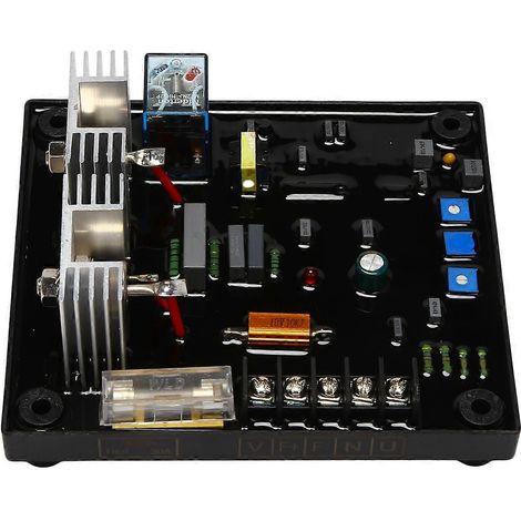 Régulateur automatique de tension pour générateur sans balais et avec balais, stabilisateur de tension universel, pièce de rechange pour groupe électrogène, contrôleur AVR, compatible moteur et altern (1/5)