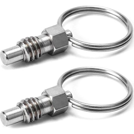 Satz von 2 Federkolben mit Zugring, 1/2"-13 Gewinde, 0,56" Gewindelänge, einziehbarer Federkolben mit Index. (1/5)