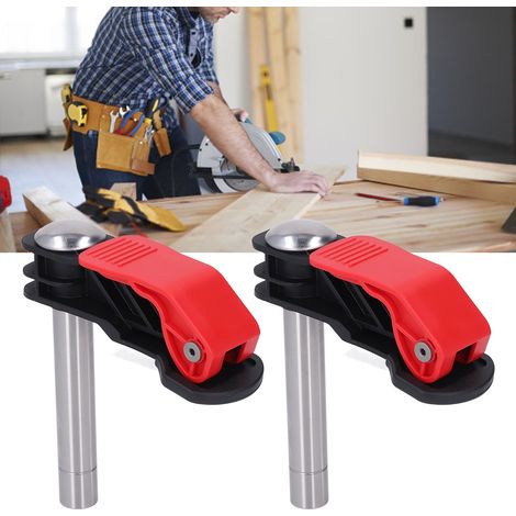 La pince de table pour le travail du bois, conçue pour les planches en bois massif, offre une solution pratique, rapide et facile pour verrouiller les plaques de pression en acier inoxydable. (1/5)