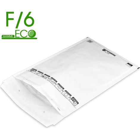 Lot de 100 Enveloppes à bulles ECO F/6 format 220x340 mm