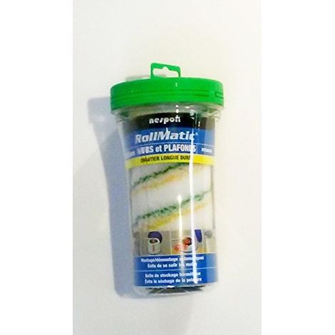Rouleau à peinture révolutionnaire / plafonds, murs et façades, et rouleau innovant spécial angle de MadeInNature® - Recharge rouleau murs et plafonds (rouleau seul).
