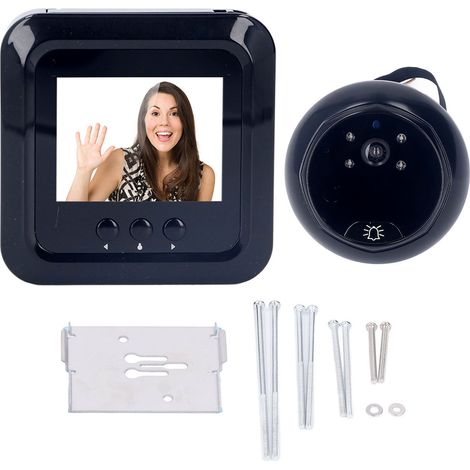 Objectif vidéo porte 2.4 pouces 0,3MP 120° grand angle HD numérique pour maison et dortoir (1/5)