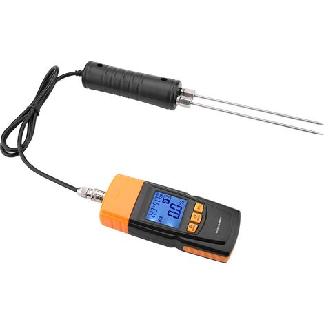 GM620 Digitales, einstellbares Holzfeuchtemessgerät mit LCD-Anzeige -10-60℃ (1/5)