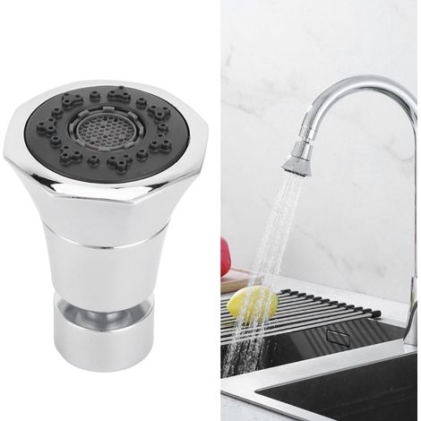 G1/2 Wasserhahn-Brausekopf, 360° drehbare Filterdüse, Ersatz-Küchenzubehör (1/5)