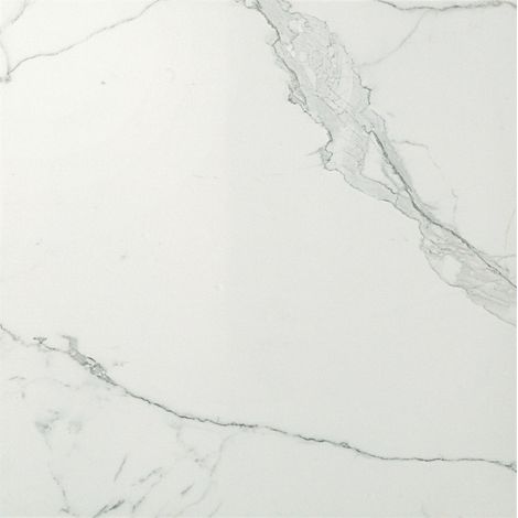 Carrelage effet Marbre Blanc Calacatta Extra 60x60x0,9 cm Brillant Clarenza - Sol et mur intérieur (vendu par carton de 1,08 m²) - RO'MA CARRELAGE