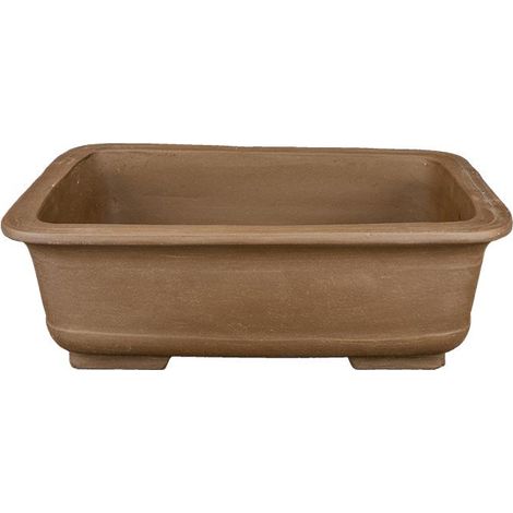 Vaso per bonsai rettangolare in gres 41,5x26x13,5 cm - GL97b
