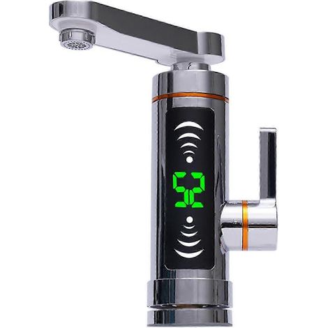 Robinet d'eau chaude instantanée 3 secondes 3000W Robinet chauffant électrique réglable 30-60 pour cuisine/salle de bain