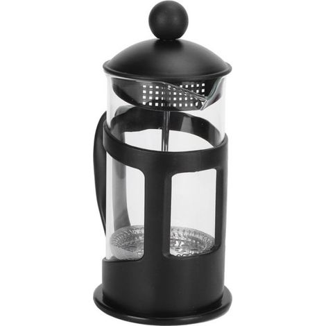 Bouilloire de cafetière Cafetière Bouilloire Filtre Résistant Haute Température Noir Pour Bureau articles capsule 600 ml (1/4)