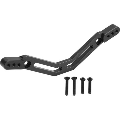 Support d'amortisseur arrière en métal pour voiture RC ARRMA Granite 1/10, plaque d'amortisseur arrière, noir (1/5)