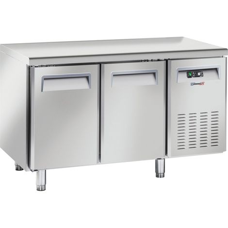 Table réfrigérée négative 700 mm - 2 portes - L 1 350 x P 700 x H 850 mm - 570 W / 230 V - Casselin