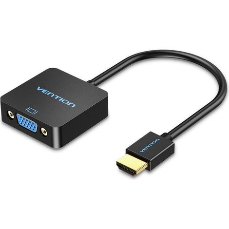 Convertitore vention acpbb/ hdmi maschio - vga femmina/ 15cm/ nero