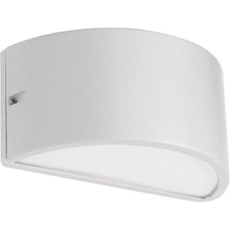 Applique per esterni LINUS 25x13 cm doppia emissione in alluminio Bianco (1/3)
