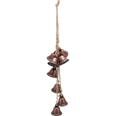 Campanellini da strega, pomello per porta, campanellino decorativo da appendere, decorazione per la casa, placcatura in rame scuro (1/5)