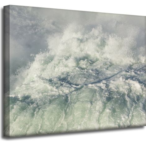 Leinwanddruck „Natur: Tosender Wasserfall“, 50 x 40 cm