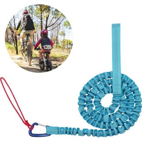 Corde de Remorquage - Vélo Enfants - Élastique Extensible - Compatible VTT - Matériau Nylon
