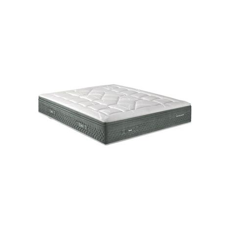 Matelas Epeda PERSEID VERT 2 places ressorts ensachés 150x190 cm confort moelleux latex naturel 4 cm