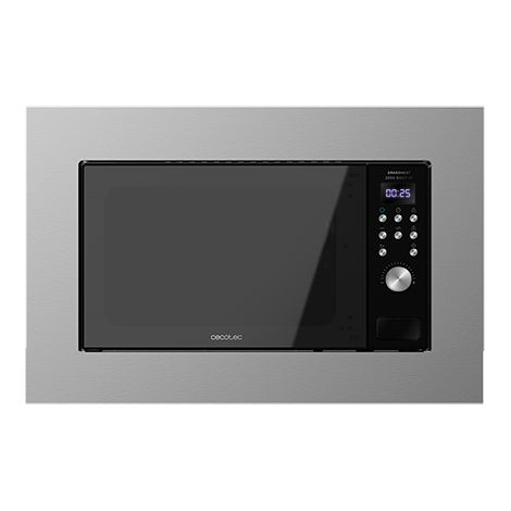 Cecotec – Four à micro-ondes encastrable 20L 700W – Gril 900W – 9 fonctions préréglées – Minuterie 95 min – Intérieur inox facile à nettoyer