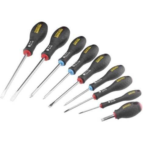 Jeu de 9 Tournevis - STANLEY FATMAX - FMHT65424-0 - Electricien + Mecanicien + Pozidriv (1/3)