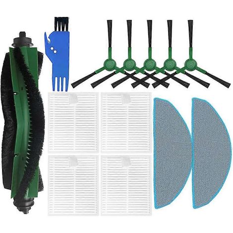 Filtre pour aspirateur brosse pour aspirateur Filtre de brosse pour aspirateur filtre de HEPA Filtres Serpillière Rag Main Brosse Side Brosses pour Combo Essential Y0140/Y0110/Y0112 Robot Aspirateur P (1/5)