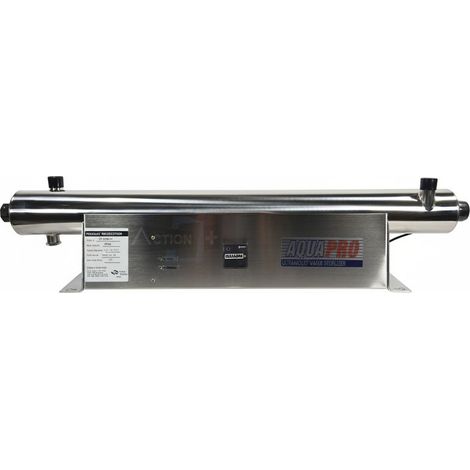 Stérilisateur UV 12 GPM sur Chassie Inox