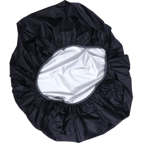 190T Polyester Taffeta Rain Cover for Rear Bicycle Pannier, Waterproof, Practical and Durable, Black, for Rain Protection During Outdoor Outings (1/5)