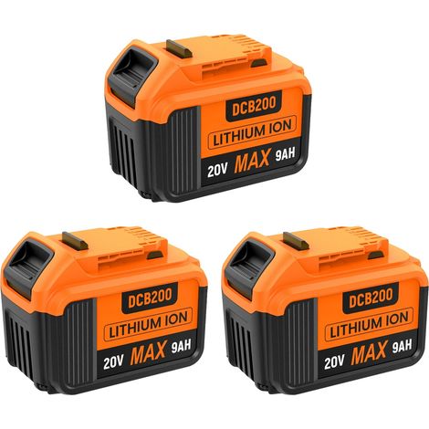 Akku für Elektrowerkzeuge, hohe Kapazität 9000mAh, Dual-Voltage-Kompatibilität, 3BAT (1/2)