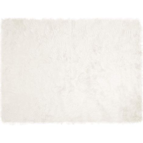 Maison Exclusive - Tappeto in finta TAFALLA Bianco 160 x 230 cm Poliestere
