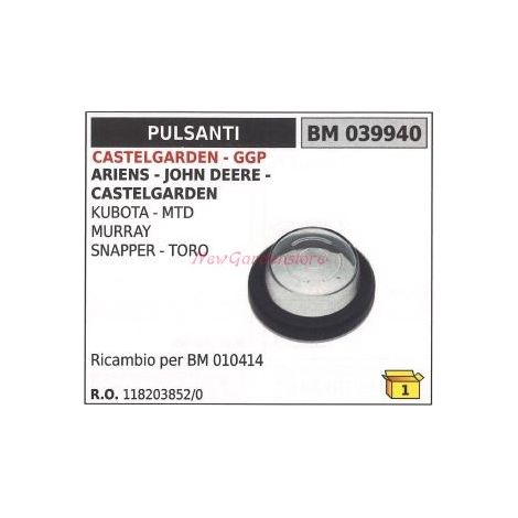 Tapa interruptor recambio ariens castelgarden 039940