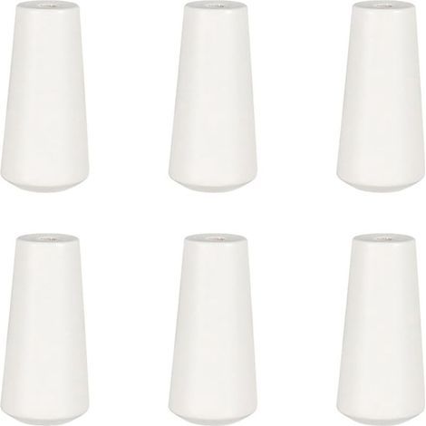 Lot de 12 pendentifs en bois, boutons de rideau de fenêtre, boutons blancs, mini stores, accessoires, pendentif en bois, poignées en bois, boutons en corde blanche (1/5)