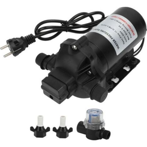 220 V, 11,3 l/min, 50 PSI Membranpumpe – Selbstansaugend für Autowäsche und Bewässerung – Kupfermotor – 360°-Installation – 50 PSI (1/4)