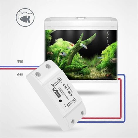 Tuya Zigbee 10A Smart-Schalter, Smart LifeWhite Universal-Leistungsschalter (1/5)