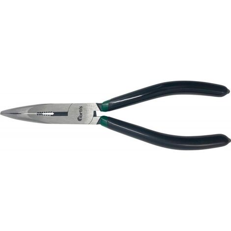 Pinza de pico curva 200mm con Asa plástico FORTIS