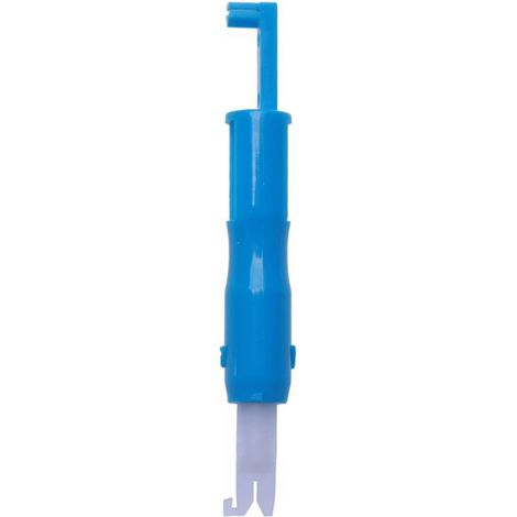 Enfileuse à aiguille pour machine à coudre, extracteur de fil plastique 7.5x1x1cm, outil d'enfilage manuel pour couture