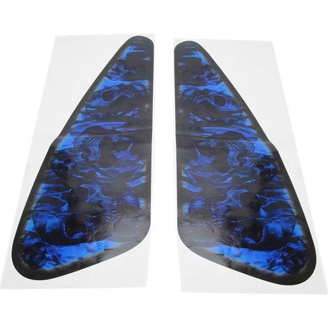Adesivo per moto in PVC riflettente 3D colorato, accessorio decorativo universale (1/5)