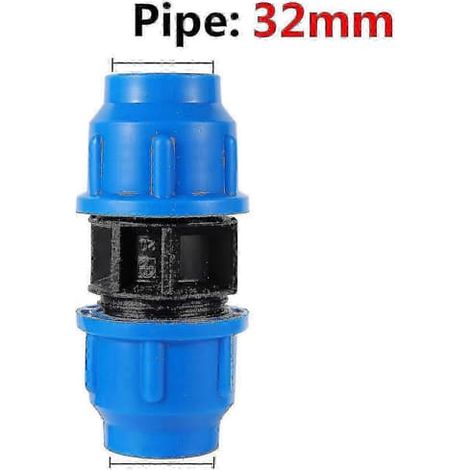 Raccords de tuyauterie PE 32 mm pour l'agriculture, vanne à bille à connexion rapide et joint de tuyau d'eauvsijdRak (1/5)