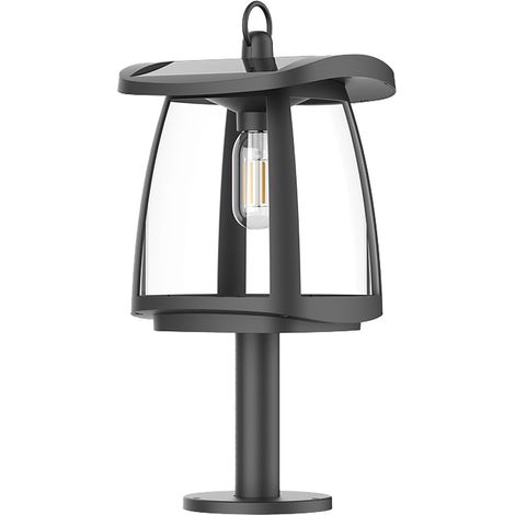 Paletto da giardino led mod. Yucca colore nero