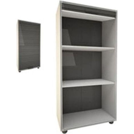 Garofalo Mobiletto A Serrandina 62x35x120H per Giardino Armadi e Scaffali da Esterno