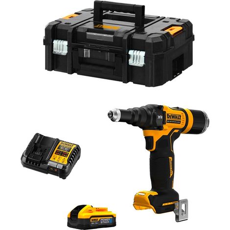 Nietpistole DeWALT DCF403H1T (1 x 5,0 Ah Powerstack + DCB1104 + TSTAK II) (1/5)