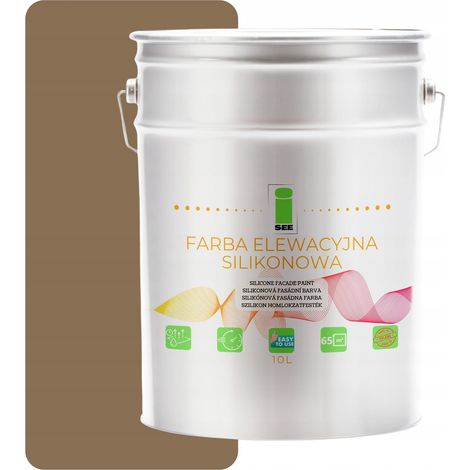VERNICE PER FACCIATE AL SILICONE BEIGE MARRONE 10L (1/5)