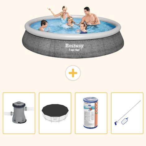 Bestway Bestway Fast Set Ronde - 396x84 cm - 5-pièces S304 (1/5)