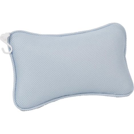 Coussin de spa pour le dos, en maille 3D, coussin de bain antidérapant, bleu (1/3)