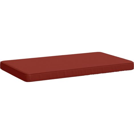 Cuscino per Panchina a 1 Pezzo VUGHT 100% Poliestere Rosso vidaXL (1/5)