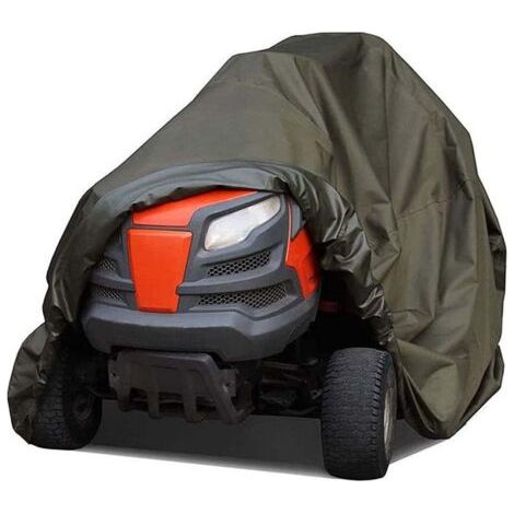 Housse de Tondeuse, MoreChioce Housse de Protection Imperméable pour Tondeuse à Gazon Protection UV Housse de Tracteur de Pelouse en Tissu Oxford pour Tracteur de Jardin Autoportée,Vert 183×112×109CM (1/5)