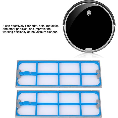 Lot de 2 filtres HEPA de rechange pour aspirateur Ilife A6 Robot Pièces d'Aspirateur (1/5)