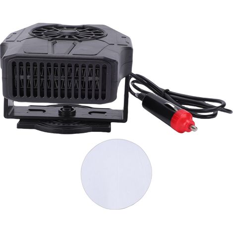 Chauffage d'appoint portable pour voiture, dégivrage pare-brise, silencieux et compact, prise allume-cigare, ABS robuste (1/5)
