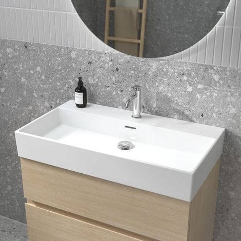 Ideal Standard Lastani Waschtisch 81,5 cm mit 1 Hahnloch und Überlauf (1/5)